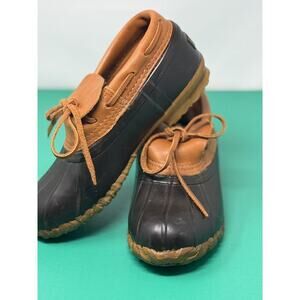 Cabela's Waterproof Leather Rubber Steel Shank Women's Duck Boots Shoes Size 9